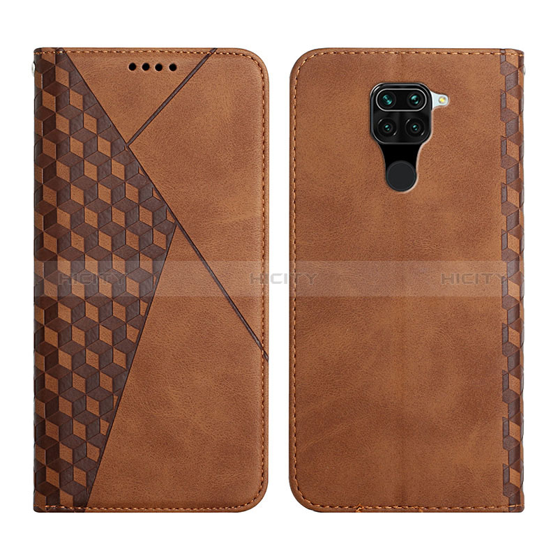 Funda de Cuero Cartera con Soporte Carcasa Y02X para Xiaomi Redmi 10X 4G Marron