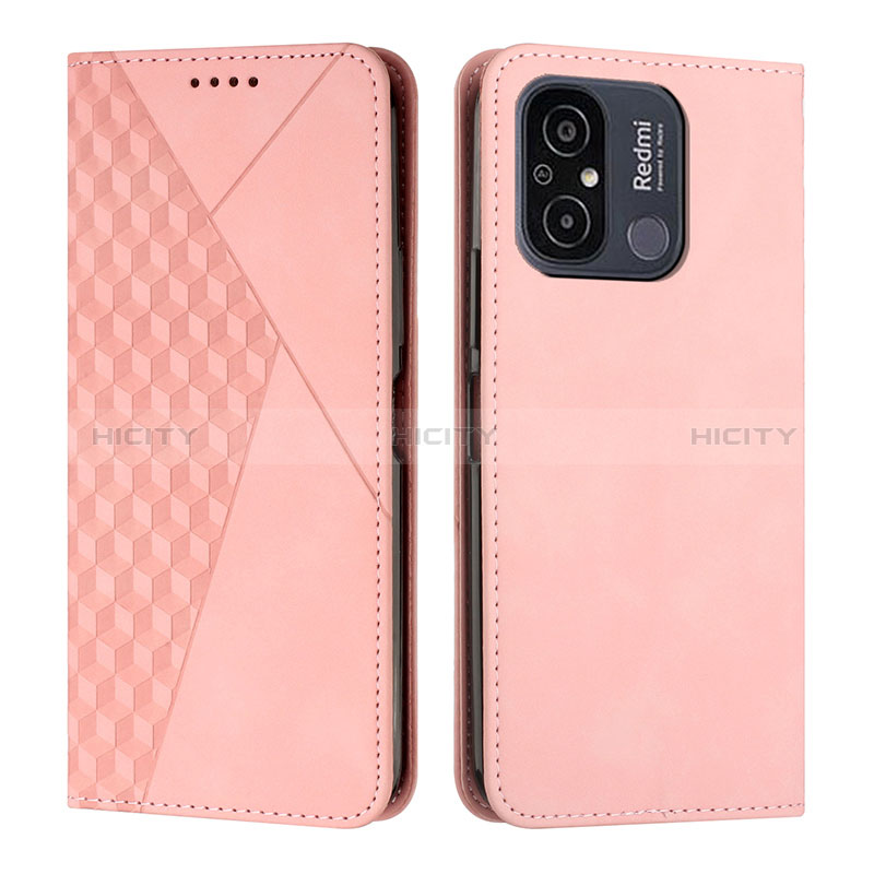 Funda de Cuero Cartera con Soporte Carcasa Y02X para Xiaomi Redmi 11A 4G Oro Rosa