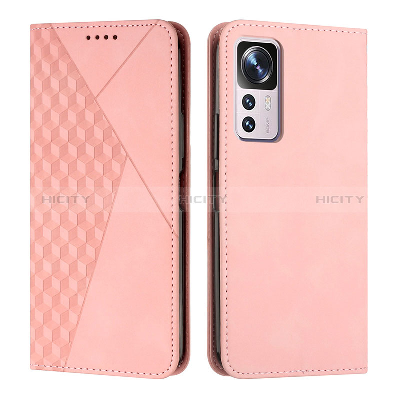 Funda de Cuero Cartera con Soporte Carcasa Y02X para Xiaomi Redmi K50 Ultra 5G Oro Rosa