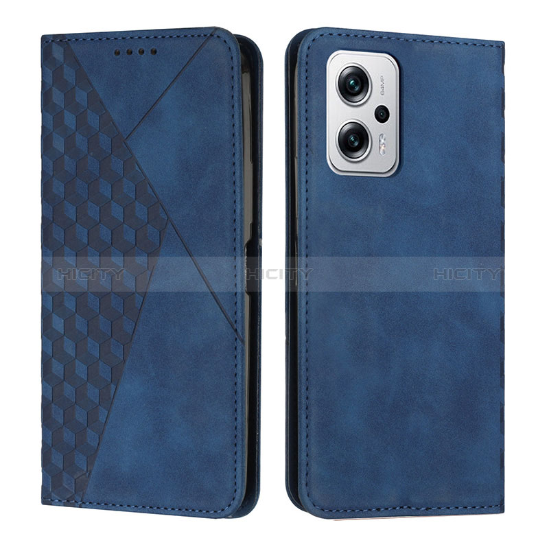 Funda de Cuero Cartera con Soporte Carcasa Y02X para Xiaomi Redmi K50i 5G Azul