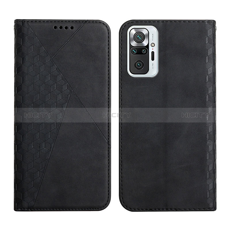 Funda de Cuero Cartera con Soporte Carcasa Y02X para Xiaomi Redmi Note 10 Pro 4G Negro