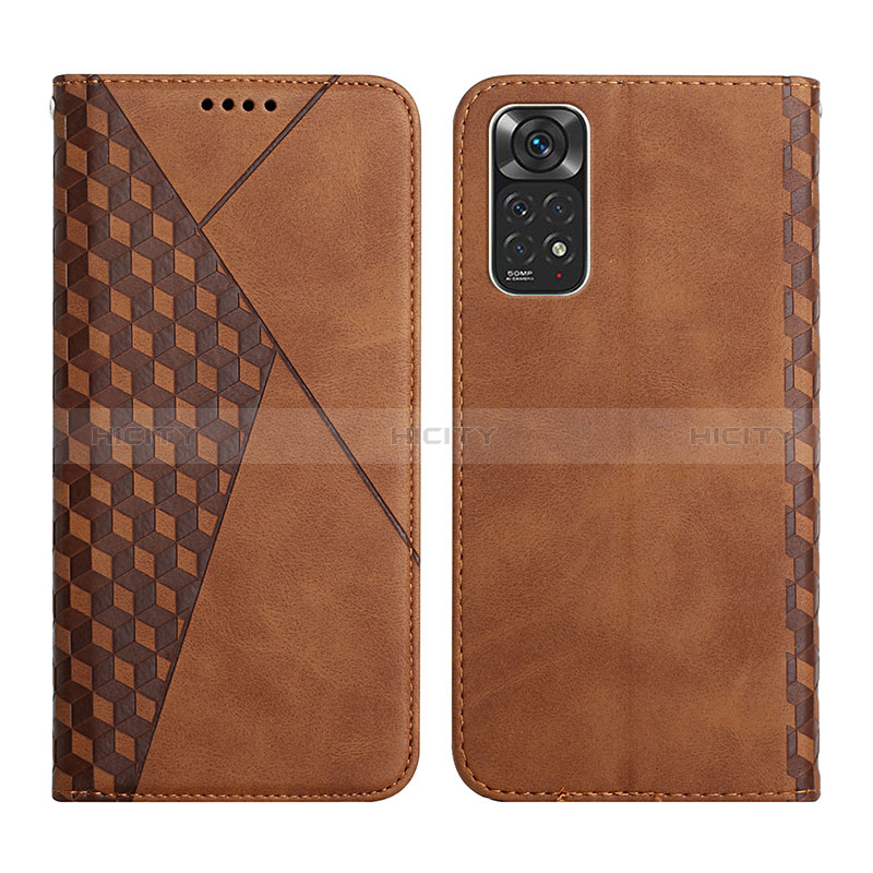 Funda de Cuero Cartera con Soporte Carcasa Y02X para Xiaomi Redmi Note 11S 4G Marron