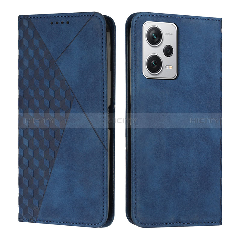 Funda de Cuero Cartera con Soporte Carcasa Y02X para Xiaomi Redmi Note 12 Pro 5G Azul