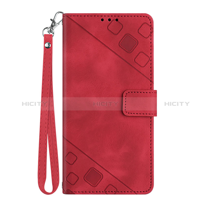 Funda de Cuero Cartera con Soporte Carcasa Y03B para Google Pixel 6 5G Rojo