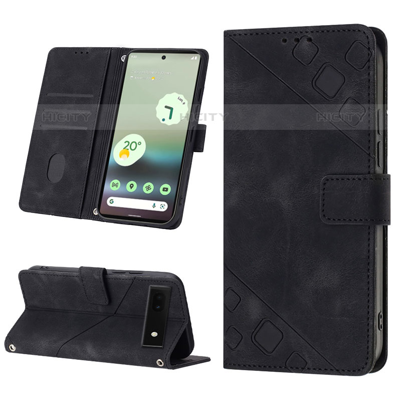 Funda de Cuero Cartera con Soporte Carcasa Y03B para Google Pixel 6a 5G