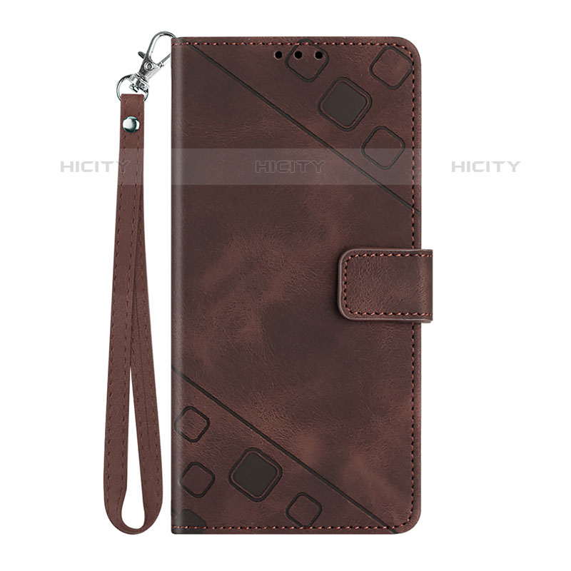 Funda de Cuero Cartera con Soporte Carcasa Y03B para Google Pixel 6a 5G Marron