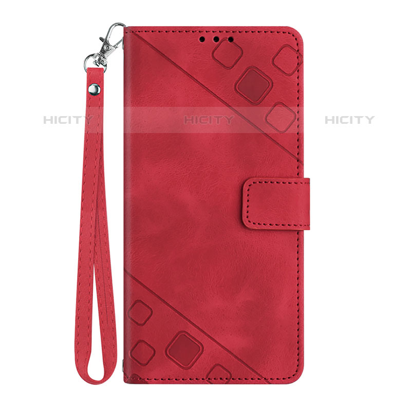 Funda de Cuero Cartera con Soporte Carcasa Y03B para Google Pixel 6a 5G Rojo