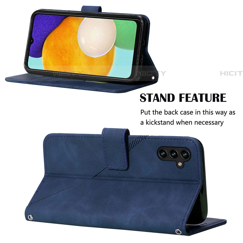 Funda de Cuero Cartera con Soporte Carcasa Y03B para Samsung Galaxy A04s