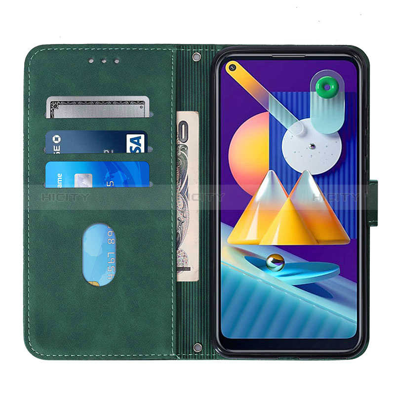 Funda de Cuero Cartera con Soporte Carcasa Y03B para Samsung Galaxy A11