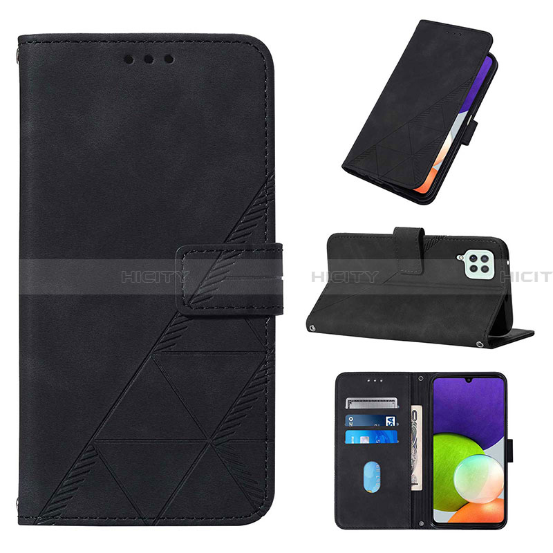 Funda de Cuero Cartera con Soporte Carcasa Y03B para Samsung Galaxy A22 4G