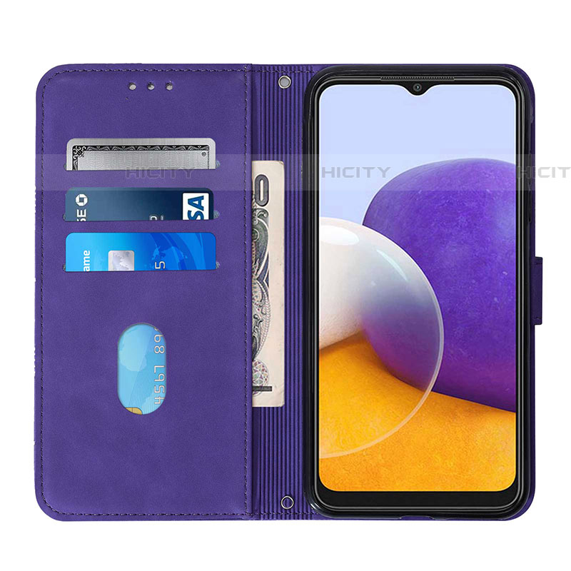 Funda de Cuero Cartera con Soporte Carcasa Y03B para Samsung Galaxy F42 5G