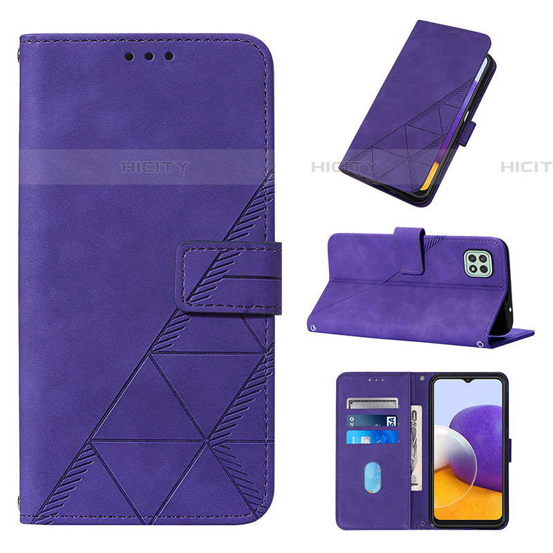 Funda de Cuero Cartera con Soporte Carcasa Y03B para Samsung Galaxy F42 5G