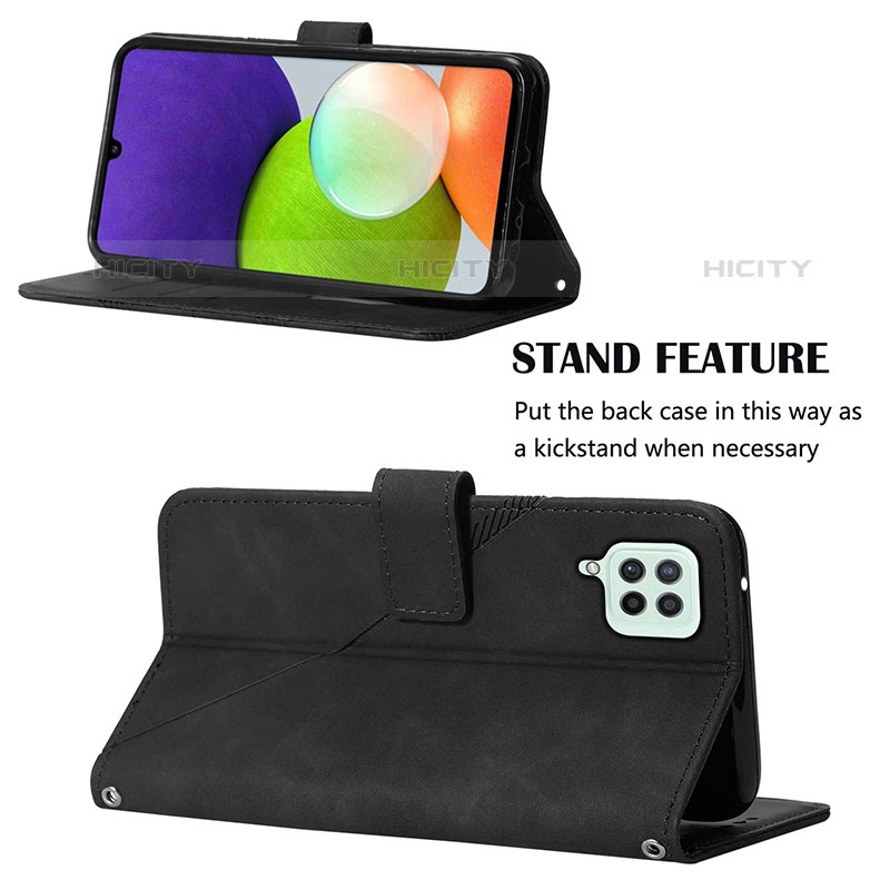 Funda de Cuero Cartera con Soporte Carcasa Y03B para Samsung Galaxy M22 4G