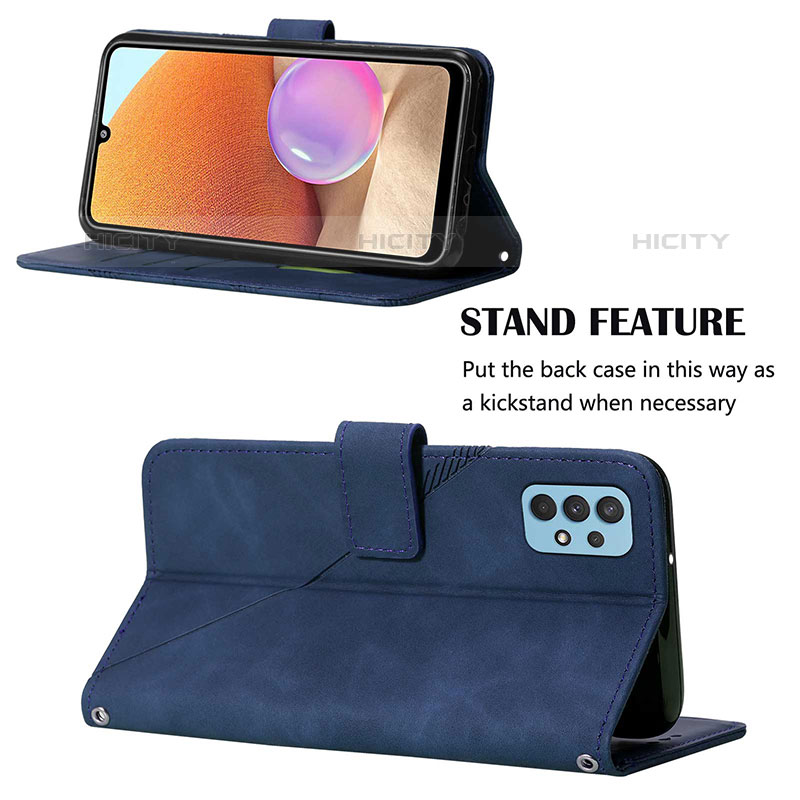 Funda de Cuero Cartera con Soporte Carcasa Y03B para Samsung Galaxy M32 5G