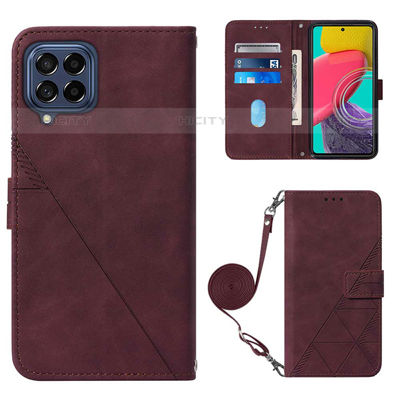 Funda de Cuero Cartera con Soporte Carcasa Y03B para Samsung Galaxy M33 5G