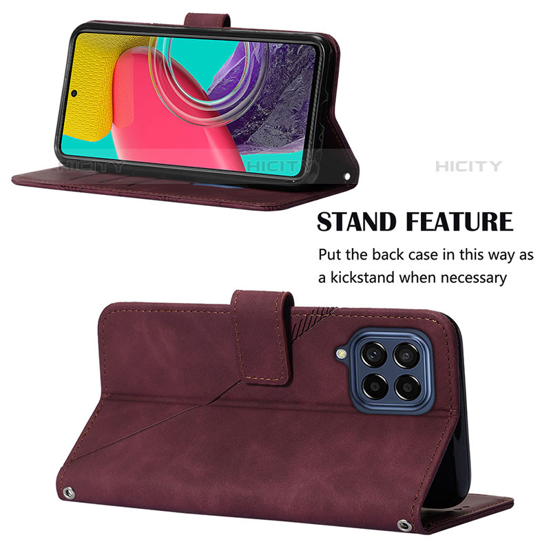 Funda de Cuero Cartera con Soporte Carcasa Y03B para Samsung Galaxy M53 5G