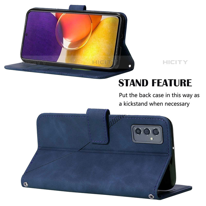 Funda de Cuero Cartera con Soporte Carcasa Y03B para Samsung Galaxy Quantum2 5G