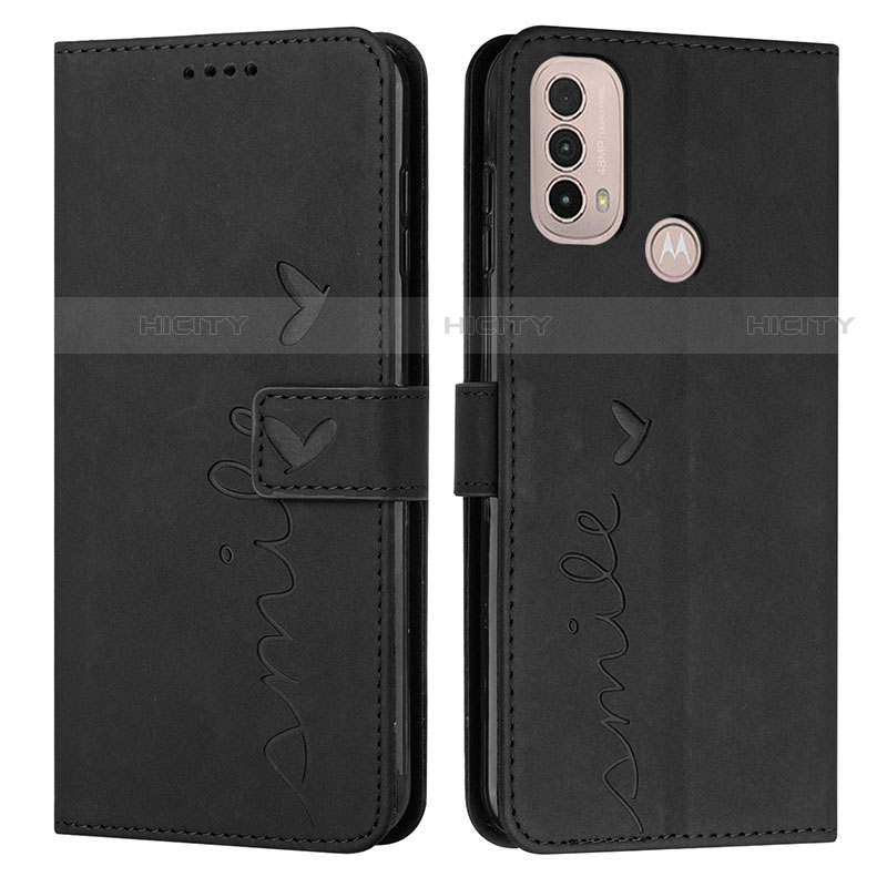 Funda de Cuero Cartera con Soporte Carcasa Y03X para Motorola Moto E20