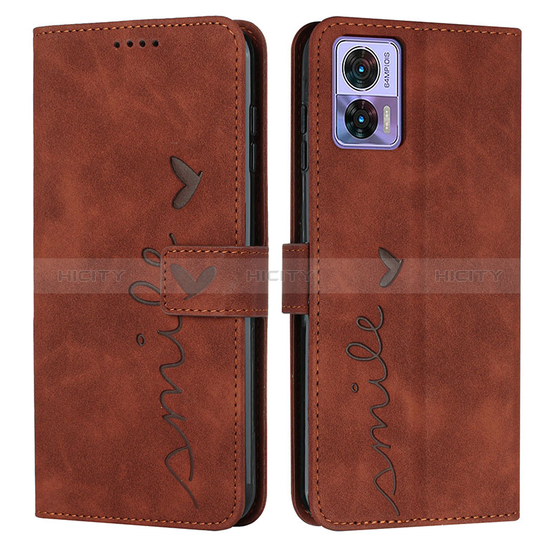 Funda de Cuero Cartera con Soporte Carcasa Y03X para Motorola Moto Edge 30 Neo 5G