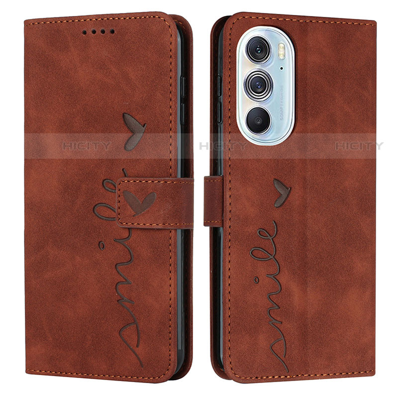 Funda de Cuero Cartera con Soporte Carcasa Y03X para Motorola Moto Edge Plus (2022) 5G