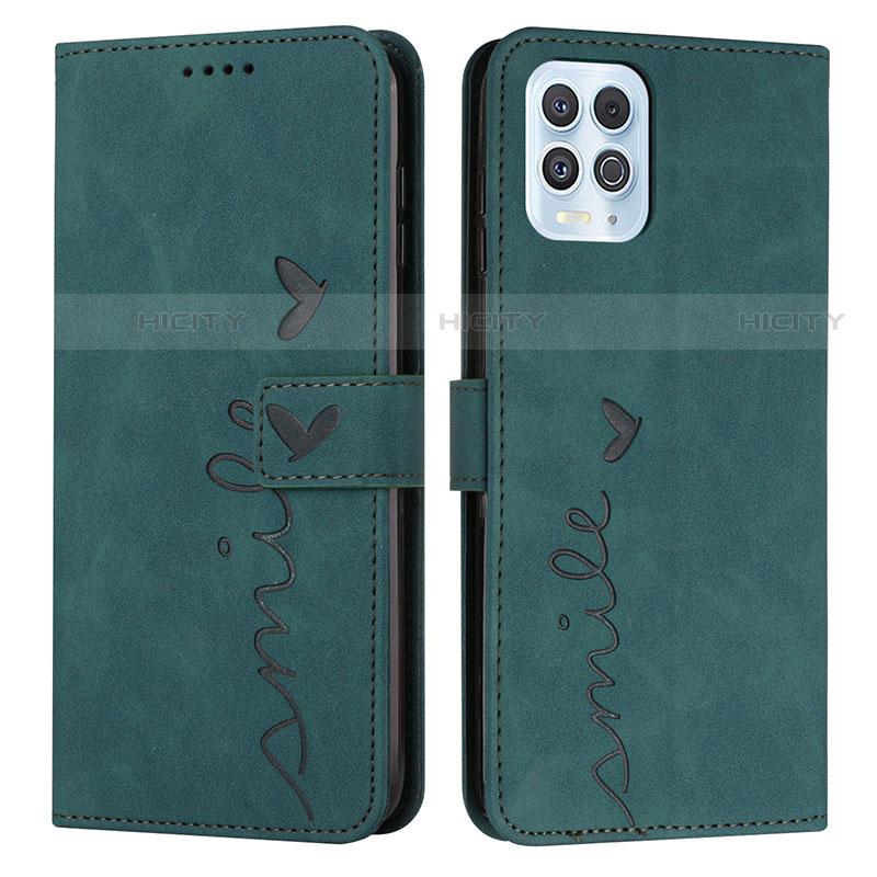 Funda de Cuero Cartera con Soporte Carcasa Y03X para Motorola Moto G100 5G