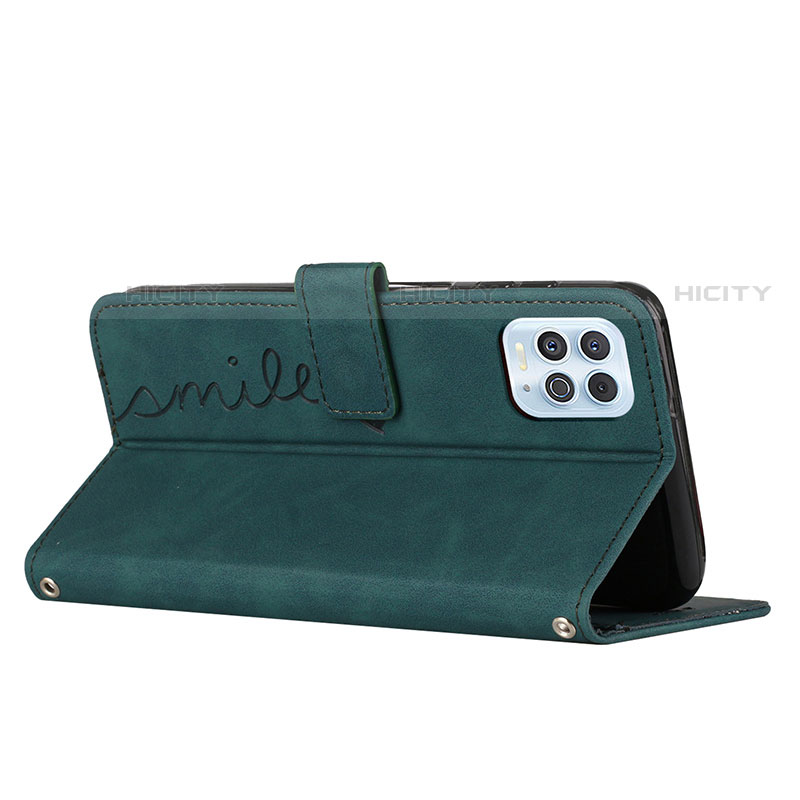 Funda de Cuero Cartera con Soporte Carcasa Y03X para Motorola Moto G100 5G