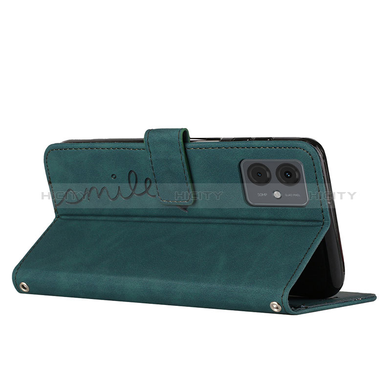 Funda de Cuero Cartera con Soporte Carcasa Y03X para Motorola Moto G14