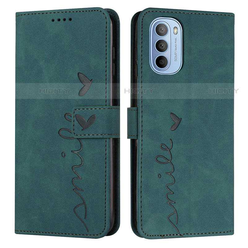 Funda de Cuero Cartera con Soporte Carcasa Y03X para Motorola Moto G51 5G