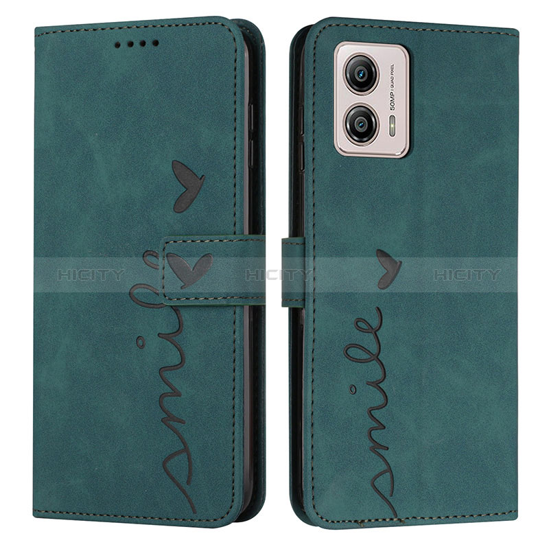 Funda de Cuero Cartera con Soporte Carcasa Y03X para Motorola Moto G53y 5G