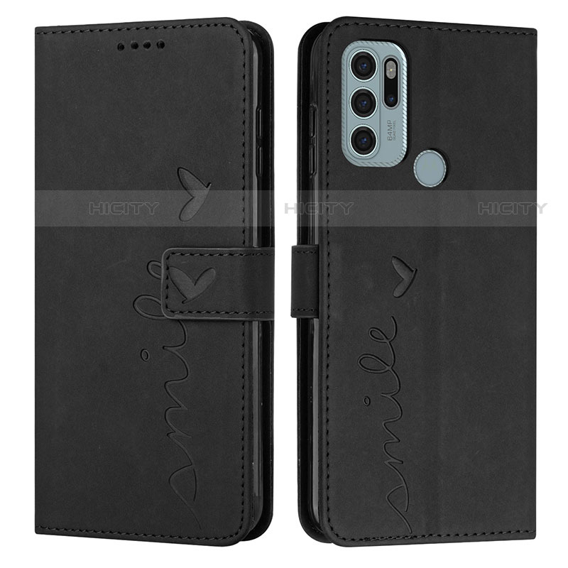 Funda de Cuero Cartera con Soporte Carcasa Y03X para Motorola Moto G60s