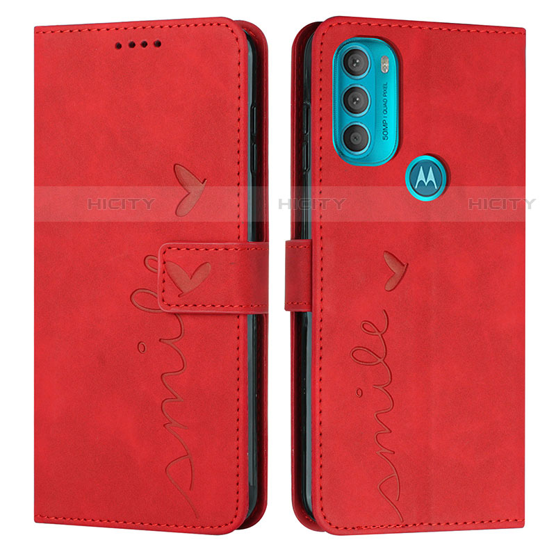 Funda de Cuero Cartera con Soporte Carcasa Y03X para Motorola Moto G71 5G