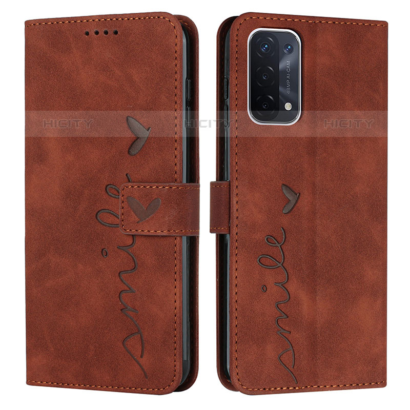 Funda de Cuero Cartera con Soporte Carcasa Y03X para OnePlus Nord N200 5G Marron