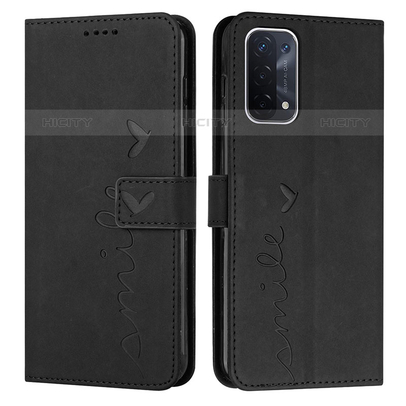 Funda de Cuero Cartera con Soporte Carcasa Y03X para OnePlus Nord N200 5G Negro