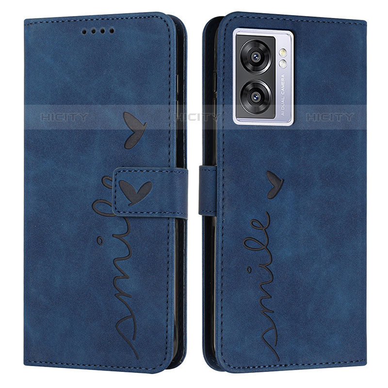 Funda de Cuero Cartera con Soporte Carcasa Y03X para OnePlus Nord N300 5G Azul