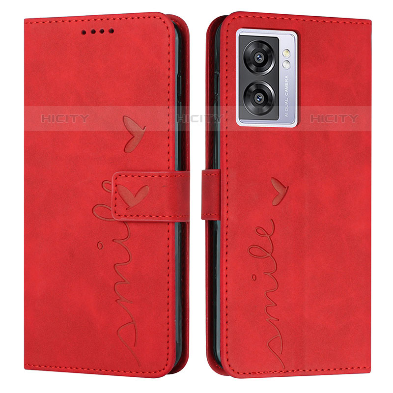 Funda de Cuero Cartera con Soporte Carcasa Y03X para OnePlus Nord N300 5G Rojo