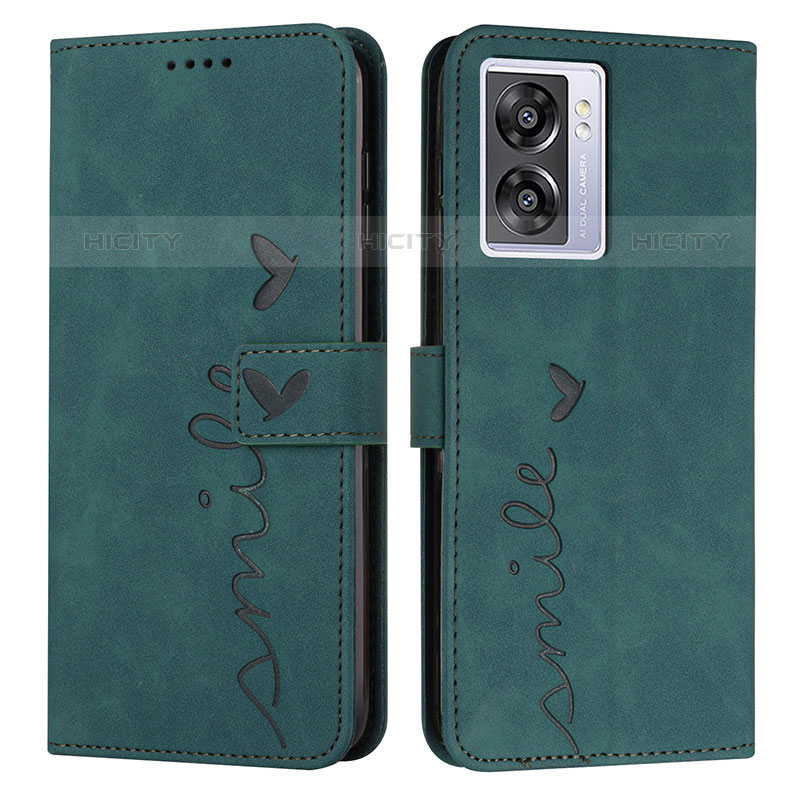 Funda de Cuero Cartera con Soporte Carcasa Y03X para OnePlus Nord N300 5G Verde