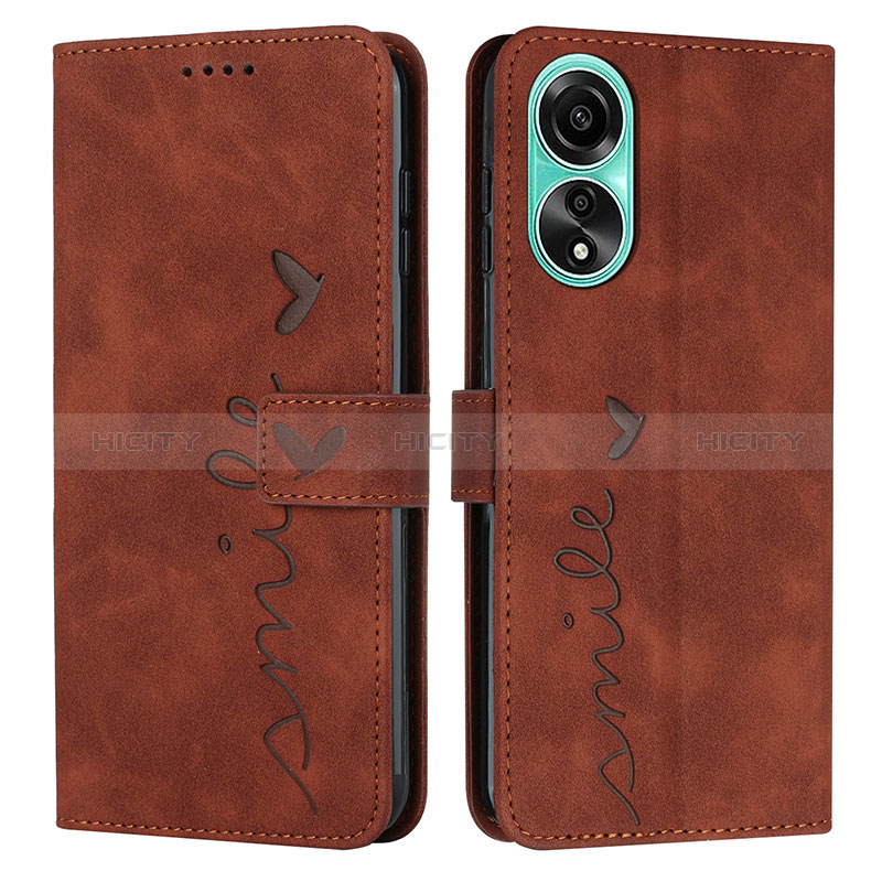 Funda de Cuero Cartera con Soporte Carcasa Y03X para Oppo A18