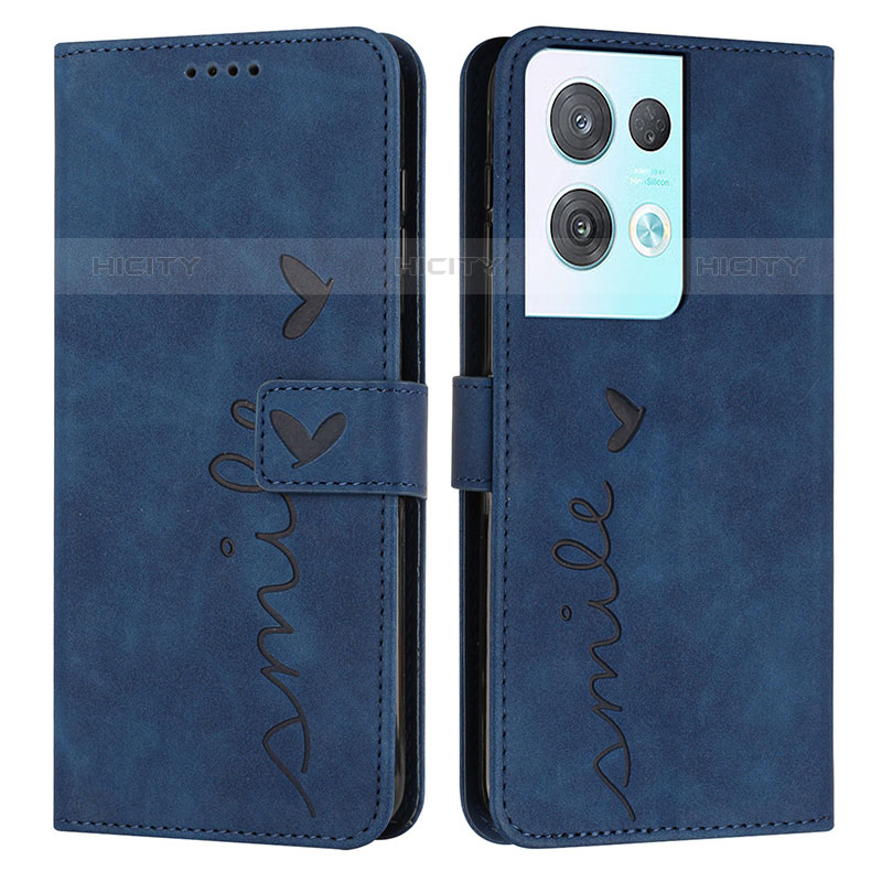 Funda de Cuero Cartera con Soporte Carcasa Y03X para Oppo Reno8 Pro+ Plus 5G