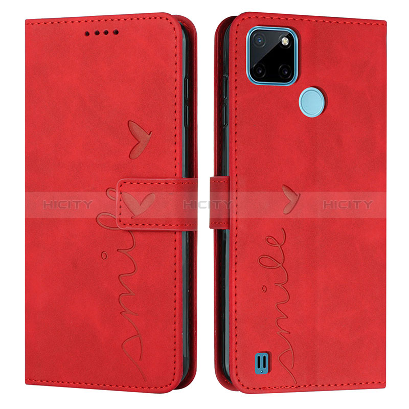 Funda de Cuero Cartera con Soporte Carcasa Y03X para Realme C21Y