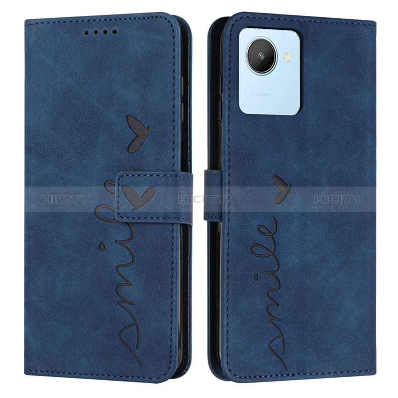 Funda de Cuero Cartera con Soporte Carcasa Y03X para Realme C30s