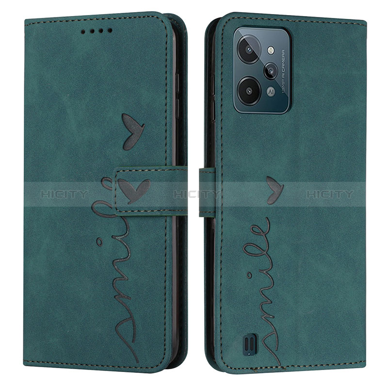 Funda de Cuero Cartera con Soporte Carcasa Y03X para Realme C31