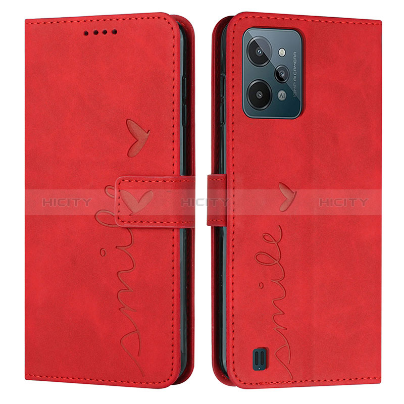 Funda de Cuero Cartera con Soporte Carcasa Y03X para Realme C31