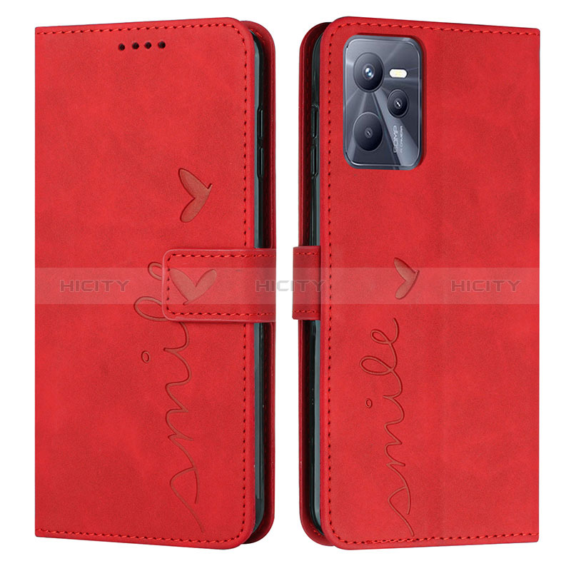 Funda de Cuero Cartera con Soporte Carcasa Y03X para Realme Narzo 50A Prime