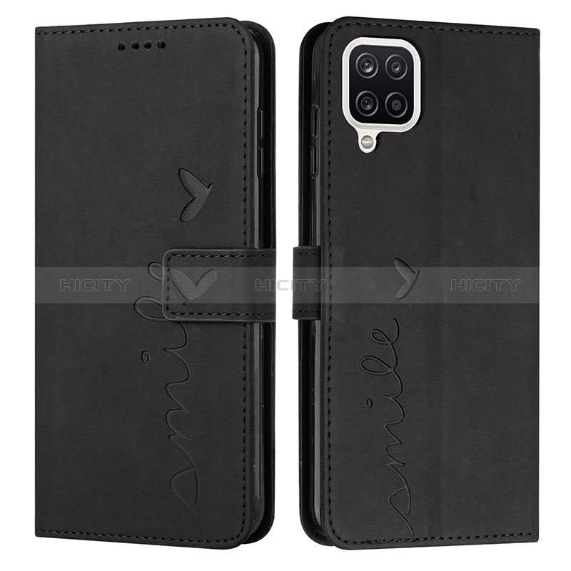 Funda de Cuero Cartera con Soporte Carcasa Y03X para Samsung Galaxy A12