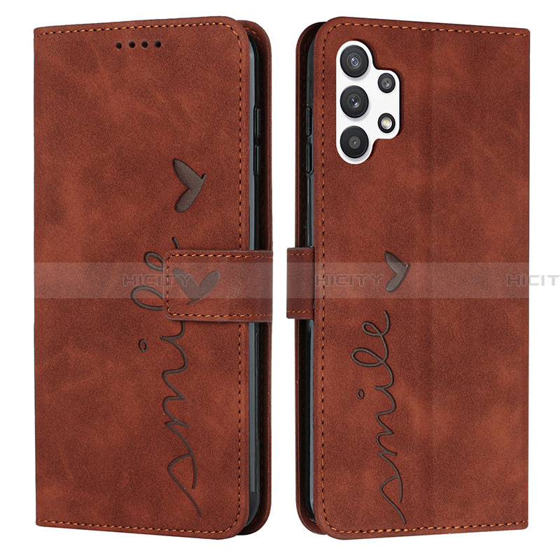 Funda de Cuero Cartera con Soporte Carcasa Y03X para Samsung Galaxy A13 4G Marron