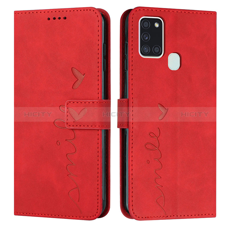 Funda de Cuero Cartera con Soporte Carcasa Y03X para Samsung Galaxy A21s