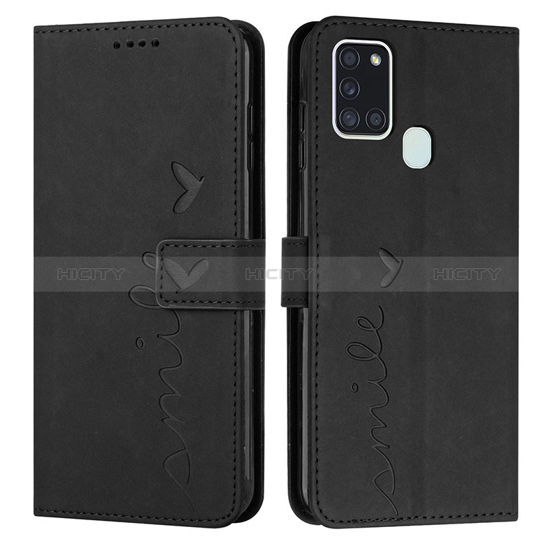 Funda de Cuero Cartera con Soporte Carcasa Y03X para Samsung Galaxy A21s