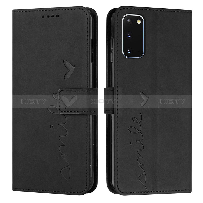 Funda de Cuero Cartera con Soporte Carcasa Y03X para Samsung Galaxy S20 Negro