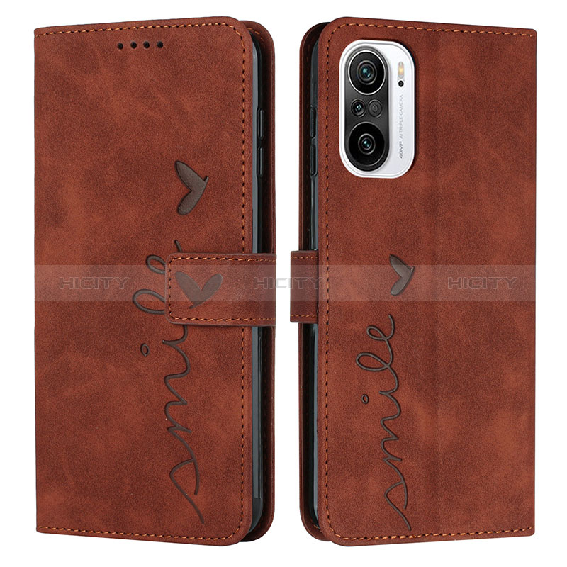 Funda de Cuero Cartera con Soporte Carcasa Y03X para Xiaomi Mi 11X 5G Marron