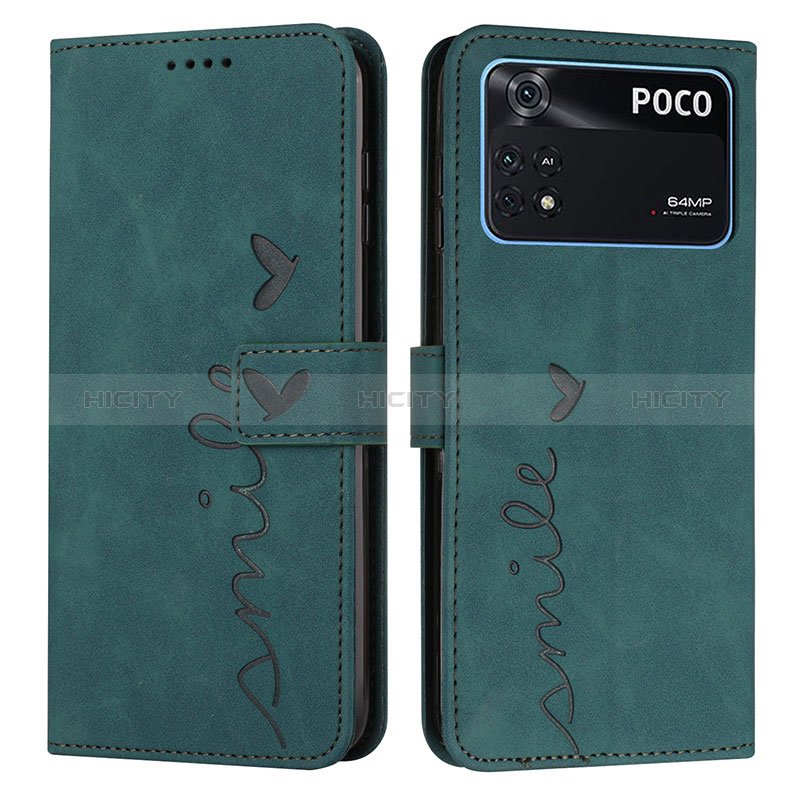 Funda de Cuero Cartera con Soporte Carcasa Y03X para Xiaomi Poco M4 Pro 4G